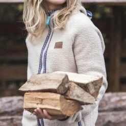 Passenger Lake Womens Full Zip Recycled Hooded Sherpa Fleece - Oatmeal -Cheap Surfboards Store 6 0002 ty50 406