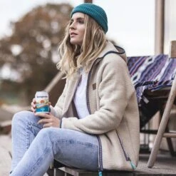 Passenger Lake Womens Full Zip Recycled Hooded Sherpa Fleece - Oatmeal -Cheap Surfboards Store 6 0007 ty50 417