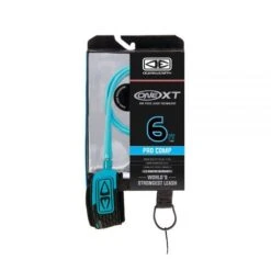Ocean & Earth OneXT 6ft Pro Comp Surfboard Leash -Cheap Surfboards Store 6ft pro comp one xt aqua 600x600 1