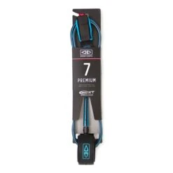 Ocean & Earth 7ft One-XT Premium Surf Leash - Black/Blue