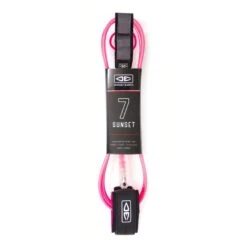 Ocean And Earth Sunset Moulded 7ft Leash In Pink