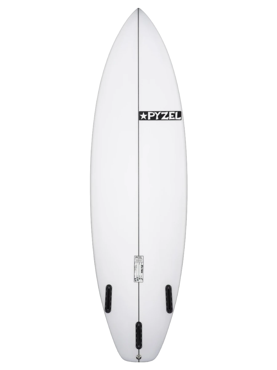 Pyzel Red Tiger High Performance Surfboard - White 6 Pyzel Red Tiger High Performance Surfboard - White - Image 4