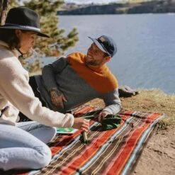 Passenger Pinetop Recycled Polar Fleece Blanket - Picante Stripe -Cheap Surfboards Store 7 0015 ty66 248