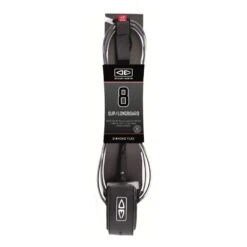 Ocean And Earth Regular 8'0" Surfboard Leash - Black