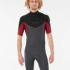 Rip Curl Mens Dawn Patrol 2/2mm Shorty Wetsuit 2023 - Maroon -Cheap Surfboards Store 80135 wsp9gm 4370 3