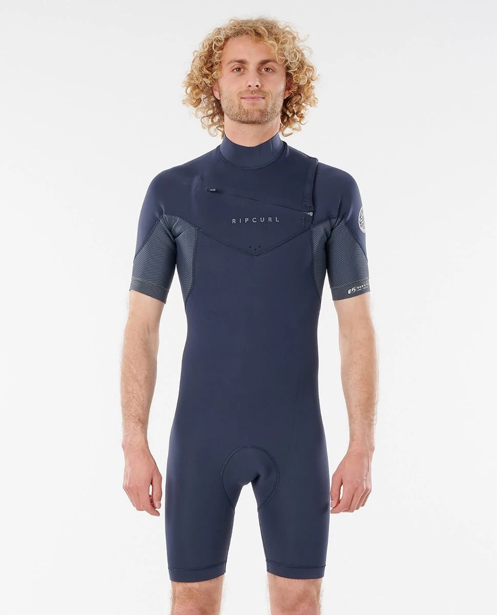 Rip Curl Mens Dawn Patrol 2/2mm Shorty Wetsuit 2023 - Slate 3 Rip Curl Mens Dawn Patrol 2/2mm Shorty Wetsuit 2023 - Slate