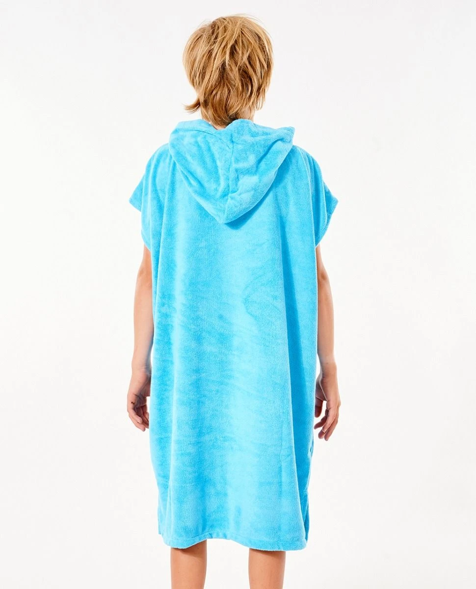 Rip Curl Hooded Junior Boys Changing Towel - Blue 3 Rip Curl Hooded Junior Boys Changing Towel - Blue