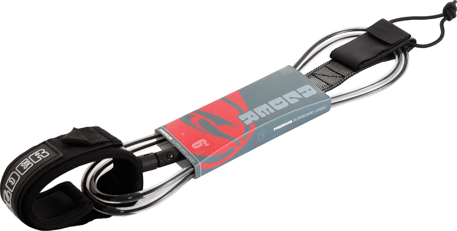 Alder 7ft Surf Leash - Black 3 Alder 7ft Surf Leash - Black