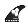 Futures AM2 Honeycomb Tri Fin Set Black/White - Large -Cheap Surfboards Store am2 honeycomb black side fin web 1800x1800