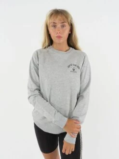 Sorted Surf Shop Arch Unisex Sweater - Grey -Cheap Surfboards Store arc sweater grey1