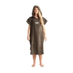 Robie Robes Original Changing Towel In Olive - Medium