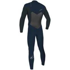 O'Neill Epic 4/3mm Mens Chest Zip Wetsuit 2023 - Gunmetal -Cheap Surfboards Store backwetsuit 1