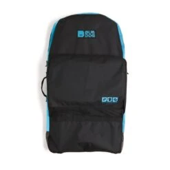 Bulldog Triple Bodyboard Bag - Black / Cyan