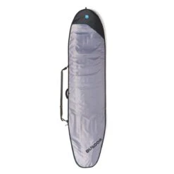 Bulldog Essential Longboard 5mm Board Bag - Grey/Cyan