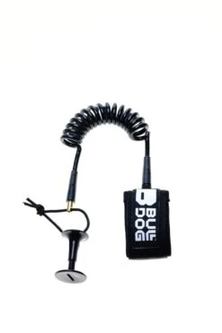 Bulldog Bodyboard Wrist Coil Leash - Black/White