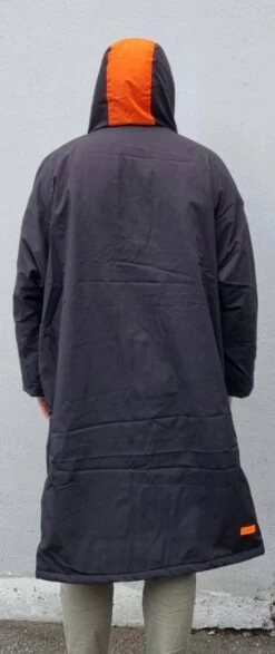 Zone3 Oversized Polar Fleece Parka Robe Jacket - Black/Orange -Cheap Surfboards Store bdcb9b4a fc3a 4882 b4ae 785e0c2a3610