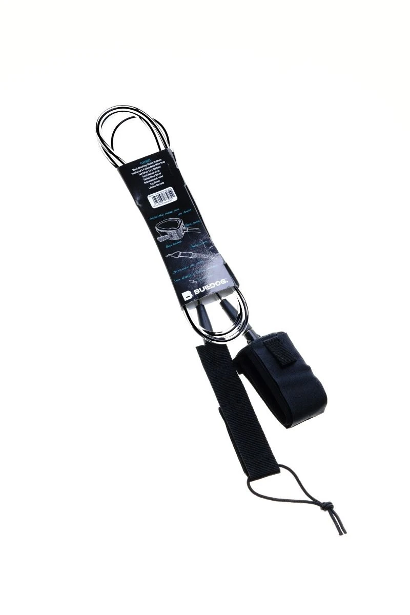 Bulldog 7ft 0 Ankle Surf Leash - Black/Red 9 Bulldog 7ft 0 Ankle Surf Leash - Black/Red - Image 7