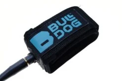Bulldog 7ft 0 Ankle Surf Leash - Petrol Blue -Cheap Surfboards Store bdlan black petrolblue anklestrap 1