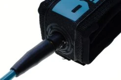 Bulldog 7ft 0 Ankle Surf Leash - Petrol Blue -Cheap Surfboards Store bdlan black petrolblue swivel 1