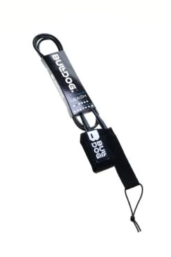 Bulldog 8ft 0 Ankle Surf Leash - Black/White