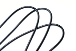 Bulldog 9ft 0 Ankle Surf Leash - Black/White -Cheap Surfboards Store bdlan black white leash 3