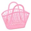 Sun Jellies Betty Basket Tote Bag - Bubblegum Pink -Cheap Surfboards Store betty20basket20 20bubblegum20pink 2 scaled 1