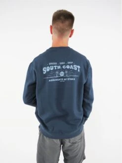 Sorted Surf Big Yin Unisex Sweatshirt - Denim Blue