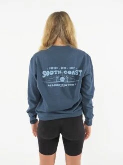 Sorted Surf Big Yin Unisex Sweatshirt - Denim Blue -Cheap Surfboards Store big yin jumper4