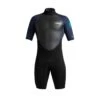C Skins Element 3mm Mens Shorty Wetsuit 2023 - Black/Slate/Cyan -Cheap Surfboards Store c el32shm bkslcy front