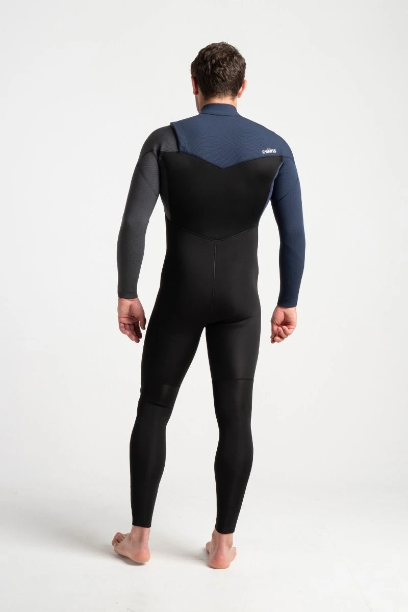 C-Skins Session 3/2mm Chest Zip Wetsuit 2023 - Black / Slate 4 C-Skins Session 3/2mm Chest Zip Wetsuit 2023 - Black / Slate - Image 2