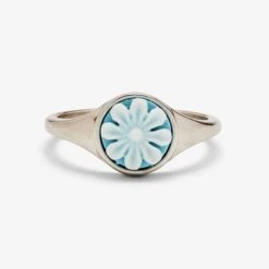 Pura Vida Cameo Ring In Silver