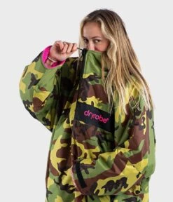 Dryrobe Advance Long Sleeve Remix Adult Changing Robe - Camo/Pink/Black -Cheap Surfboards Store camo pink black 3 53f356fa b715 4ef9 859e 0f498730aafc 2024x2024