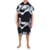 FCS Towel Changing Robe - Grey Camo/Black