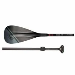 Ocean And Earth Carbon Adjustable SUP Paddle - Black