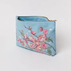 Elizabeth Scarlett Cherry Blossom Everyday Pouch In Sky Blue