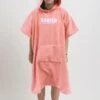 Sorted Surf Premium Hooded Kids Changing Robe - Coral -Cheap Surfboards Store coral kids