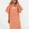 Sorted Surf Premium Hooded Changing Robe - Coral -Cheap Surfboards Store coral towel2