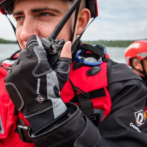 Crewsaver Three Finger Sailing Gloves - Black 8 Crewsaver Three Finger Sailing Gloves - Black - Image 6
