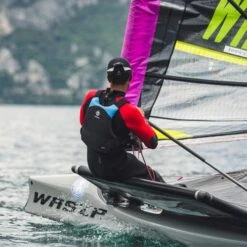 Crewsaver Pro 50N Side Zip Life Jacket - Black/Blue -Cheap Surfboards Store cs pro50sz 1