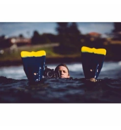 DaFin Swim Fins In Navy/Yellow -Cheap Surfboards Store dafin navy yellow 2