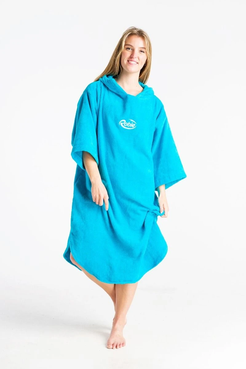Robie Robes Original Long Sleeve Changing Robe - Blue Atoll 3 Robie Robes Original Long Sleeve Changing Robe - Blue Atoll