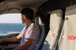 Dryrobe Double Car Seat Cover - Grey -Cheap Surfboards Store doubleseatcover 6 2024x2024 1