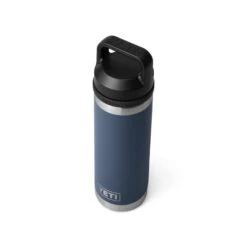 Yeti Rambler 18oz Bottle With Chug Cap - Navy -Cheap Surfboards Store drinkware bottlechug 18oz navy studio threequarter