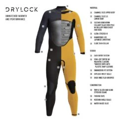 Xcel Drylock 6/5mm Mens Hooded Chest Zip Winter Wetsuit 2023 - Black 13 Xcel Drylock 6/5mm Mens Hooded Chest Zip Winter Wetsuit 2023 - Black -Cheap Surfboards Store drylock2