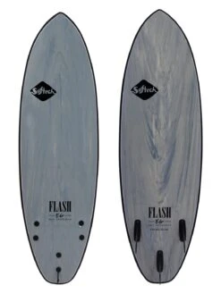 Softech Flash EG 6ft 0 Foam Surfboard In Grey Marble