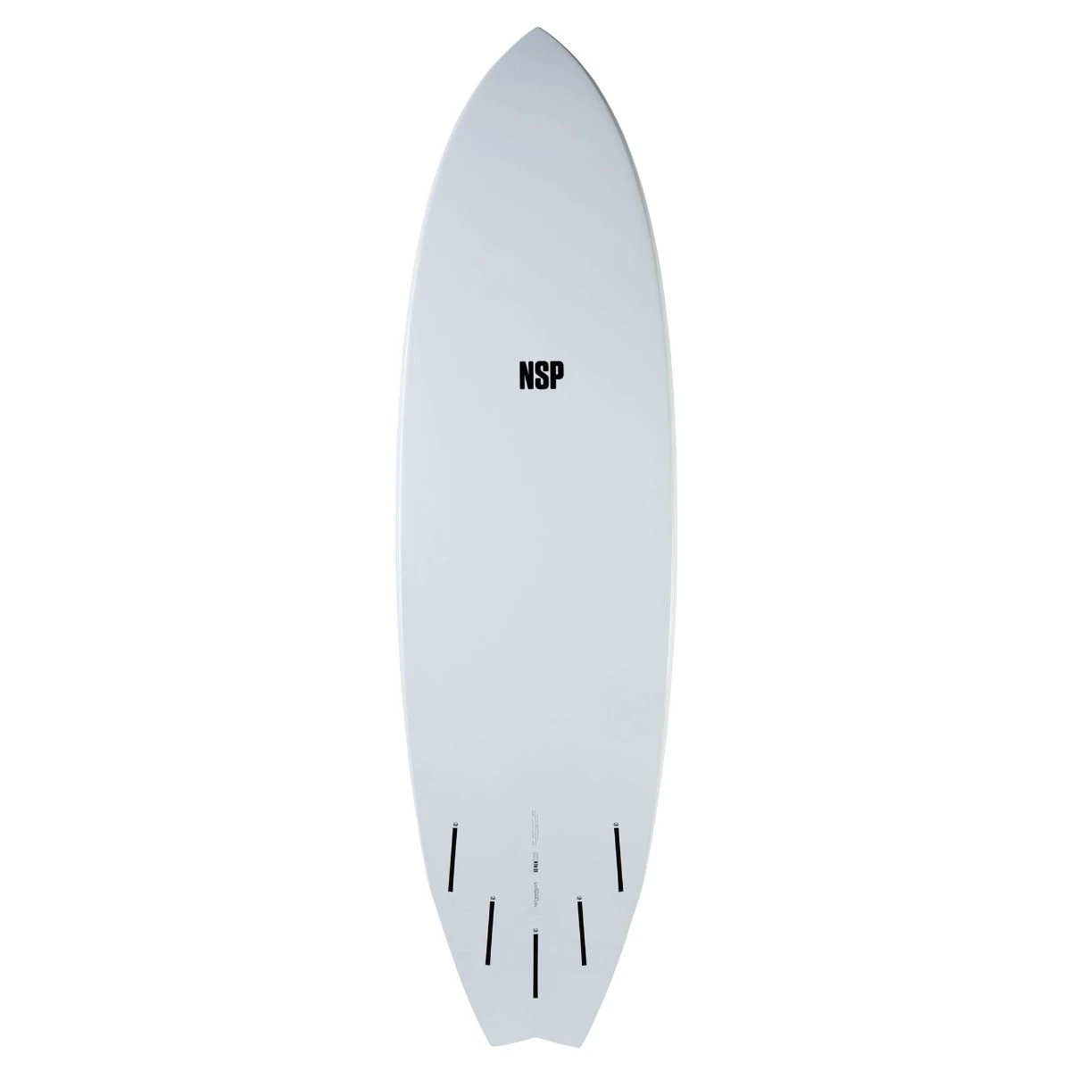 NSP Elements HDT 6ft 8 Fish Surfboard - White 4 NSP Elements HDT 6ft 8 Fish Surfboard - White - Image 2