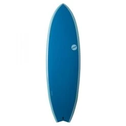 NSP Elements Performance 6'4 Fish Surfboard - Ocean Blue