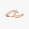 Pura Vida Enamel Wave Ring - Rose Gold -Cheap Surfboards Store enamel wave ring 800x800 crop center