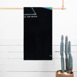 Slowtide X Pink Floyd Dark Side Towel - Black 7 Slowtide X Pink Floyd Dark Side Towel - Black -Cheap Surfboards Store fa21 darkside hanging 1024x1024