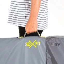 FCS Day Long Board Bag - Grey -Cheap Surfboards Store fcs longboard grey handle in use 1200x 1